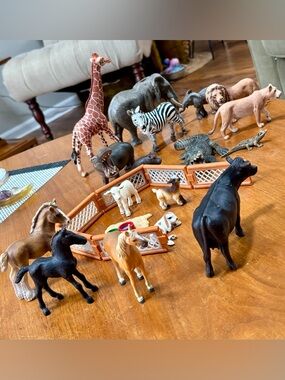 Schleich Assorted Kids Animal Toy Figures Lot